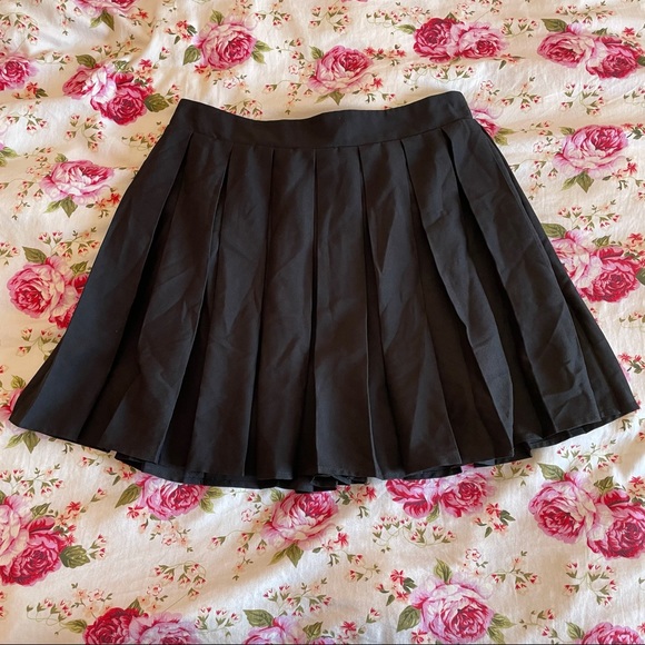 Forever 21 Dresses & Skirts - 3/$35 F21- Black Pleated School Girl Mini Dress
